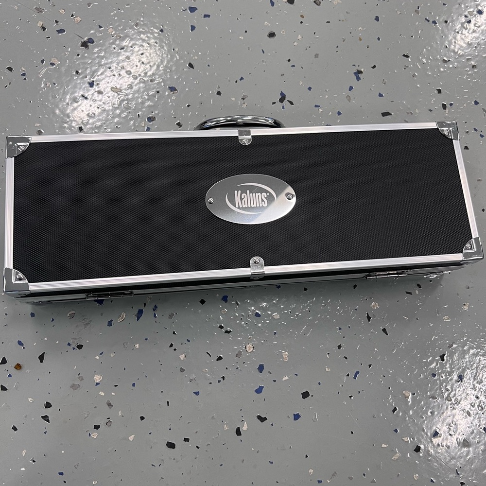 Black Aluminum Carrying Case for Laptops & Accessories